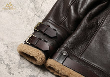 Classic B-3 Sheepskin Leather Bomber Jacket by Northman+