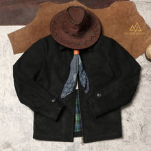 DEPP JACKET IN BLACK NUBUCK by NorthmanPlus