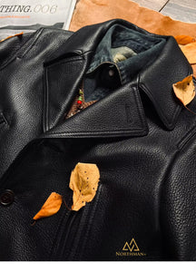 Vintage Heavy grain Leather jacket