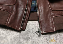 Type A2 leather flight jacket