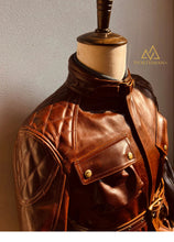 VINTAGE BRITISH MOTORCYCLE JACKET FOR MEN