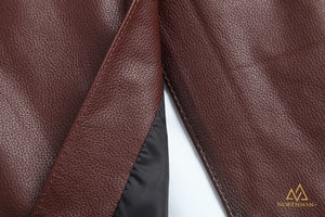 Watson Field leather jacket in Brown