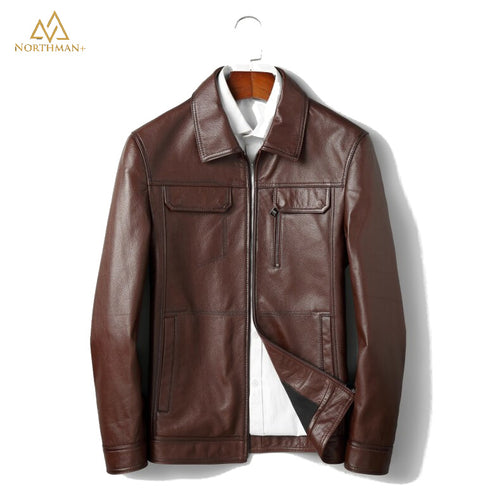 DC3 Brown Leather jacket by Northman+